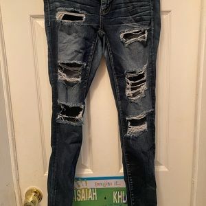 American eagle super low jegging  6 short